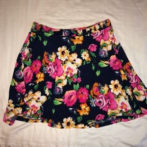 Floral Skater Skirt
